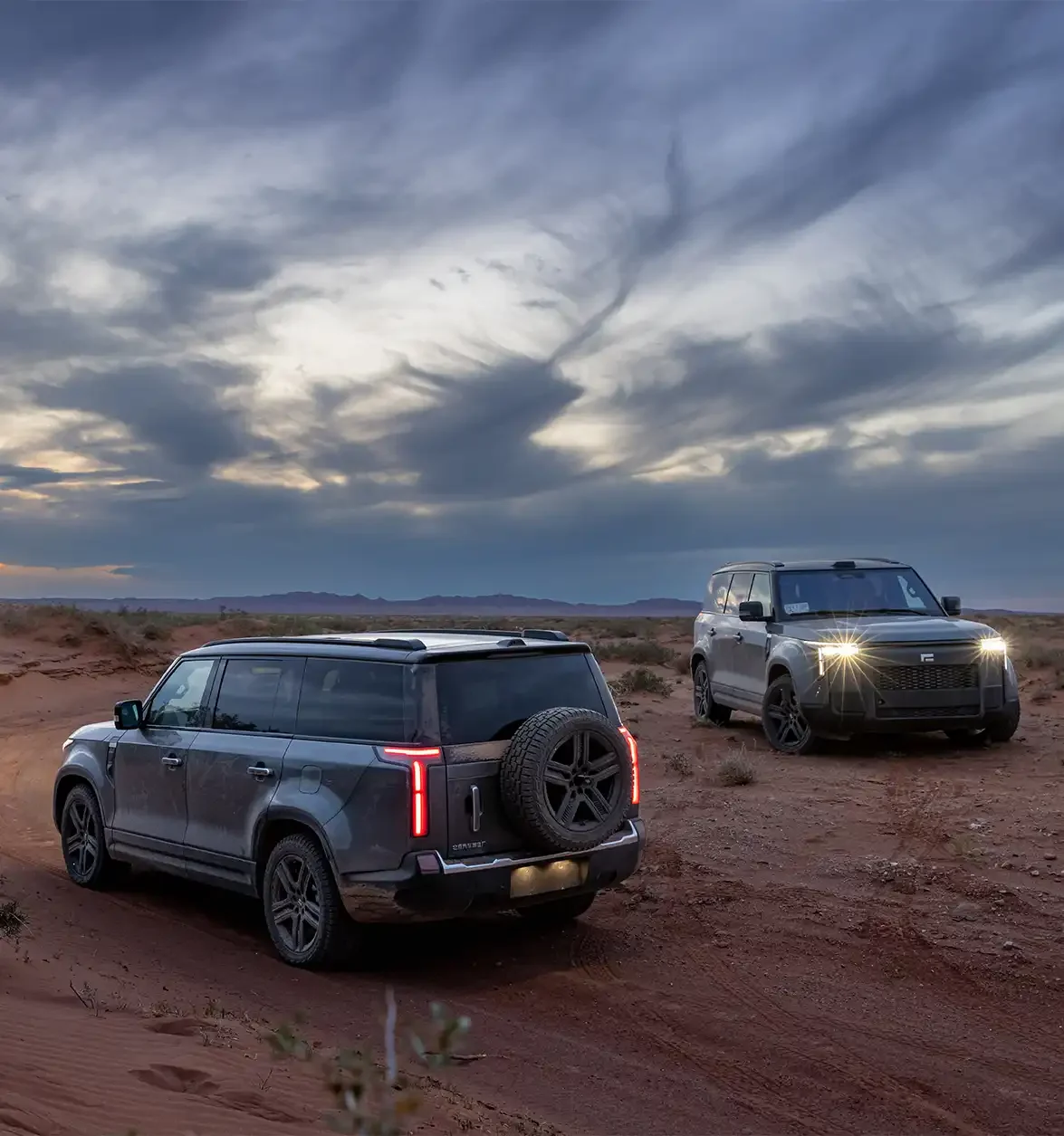 ROX 01 on rough terrain